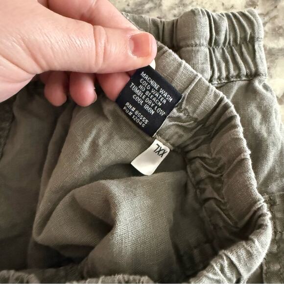 Pistola Olive Green Maia Linen Utility Shorts Drawstring XXL P4847JTF-SAG - Picture 13 of 13